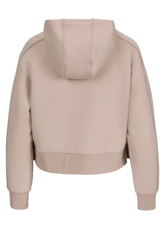 Bluza damska z kapturem Pitbull Discovery beżowa