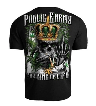 Koszulka T-shirt Public Enemy King of the Life black