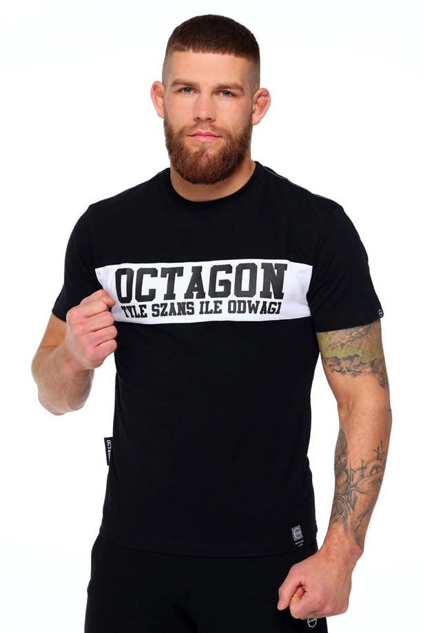 Koszulka T-shirt Octagon Tyle Szans Ile Odwagi FURIOZA czarna