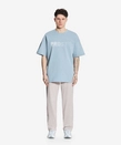 Koszulka męska t-shirt oversize Prosto Blizz jasno niebieska