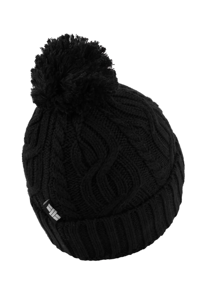 Czapka zimowa z pomponem Pit Bull Beanie Bubble Snow Crew 25 czarna
