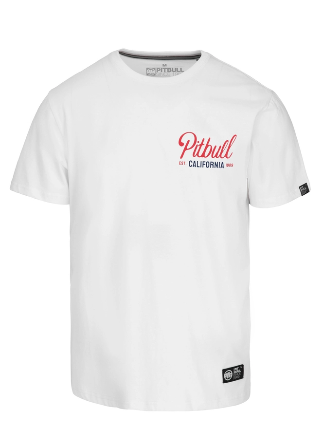 Koszulka męska T-Shirt Pit Bull Pitbull San Diego Born biała