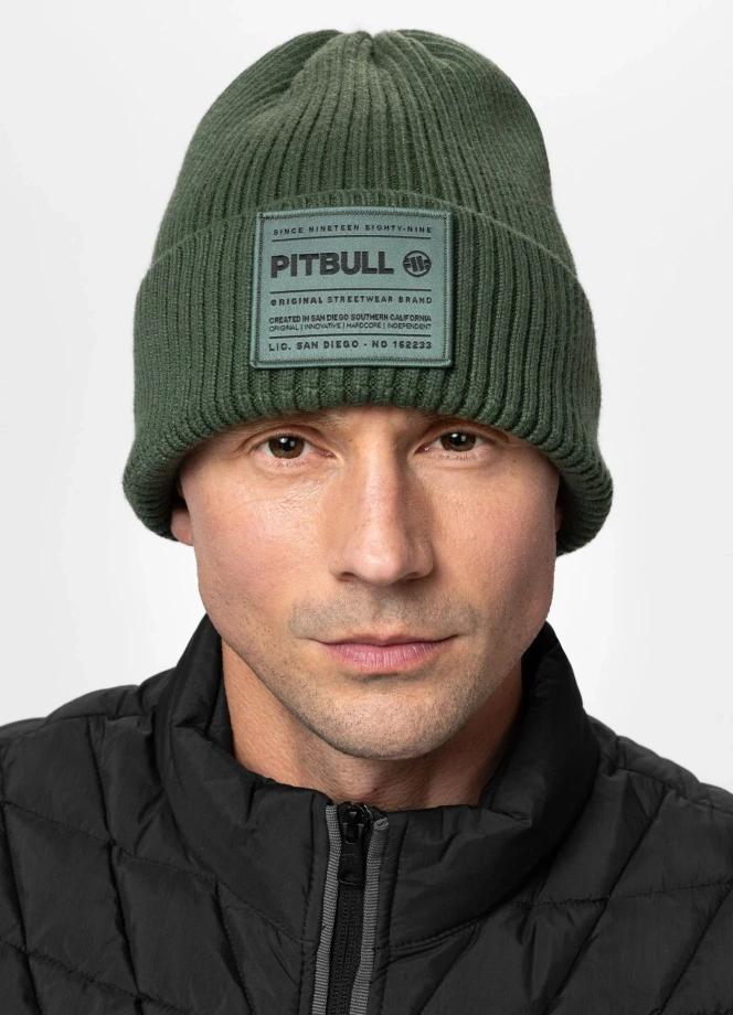 Czapka zimowa Pit Bull Beanie Dock zielona