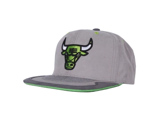 Czapka Mitchell & Ness NBA Day 6 Snapback Chicago Bulls szaro/zielona