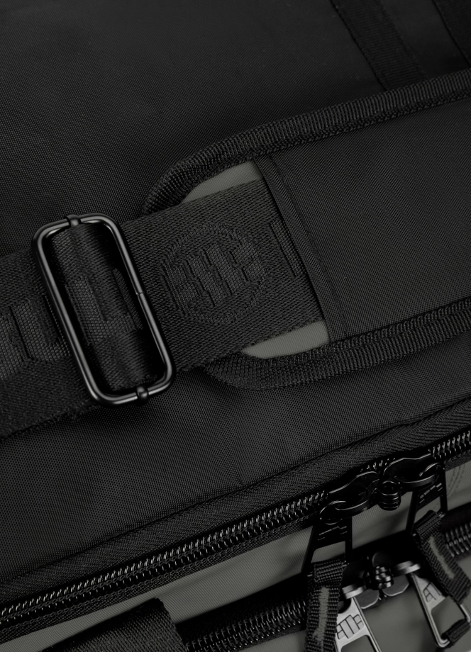 Torba sportowa Pitbull Big Duffle Logo TNT ll czarno/szara