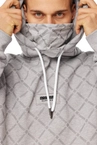 Bluza męska z kapturem Mass Dnm Monogram szara