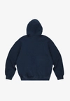Bluza męska z kapturem streetwear Prosto Big Log granatowa