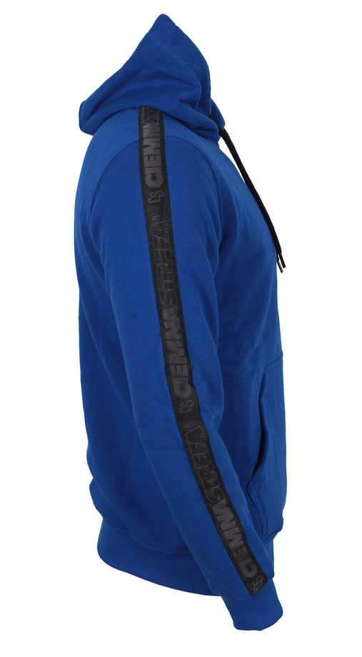 Bluza męska z kapturem Ciemna Strefa CS Gumka/Taśma New niebieska