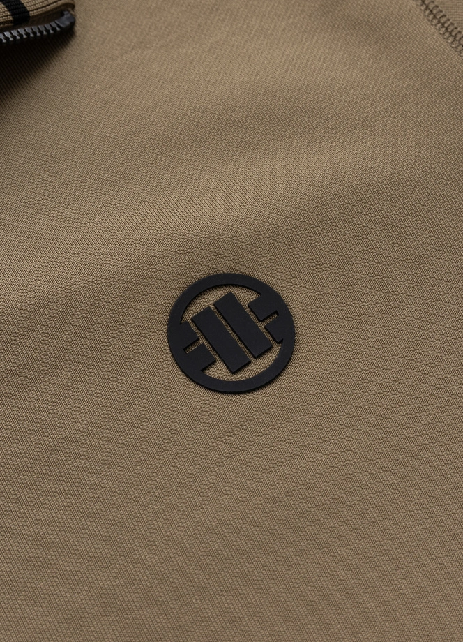 Komplet dresowy Pit Bull Oldschool Tape Logo brązowy
