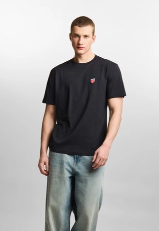 Koszulka męska t-shirt Prosto Small Shield czarna