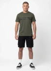 Koszulka męska T-Shirt Pitbull Hilltop ciemno zielona