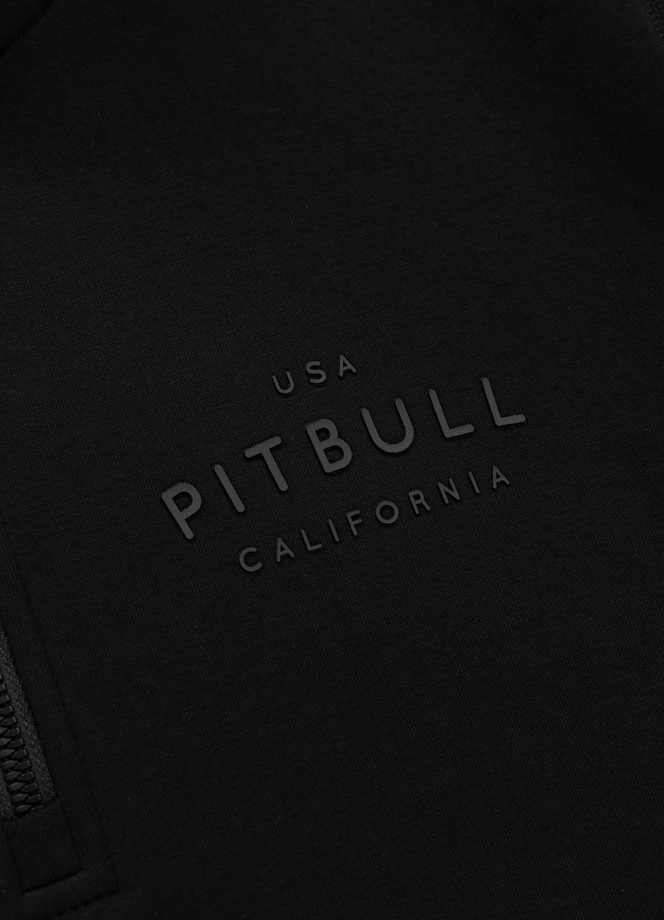 Bluza męska half-zip Pit Bull Sampson 25 czarna