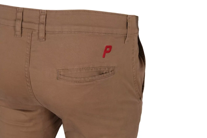 Spodnie męskie jogger Prosto Klasyk Evening Chino beżowe