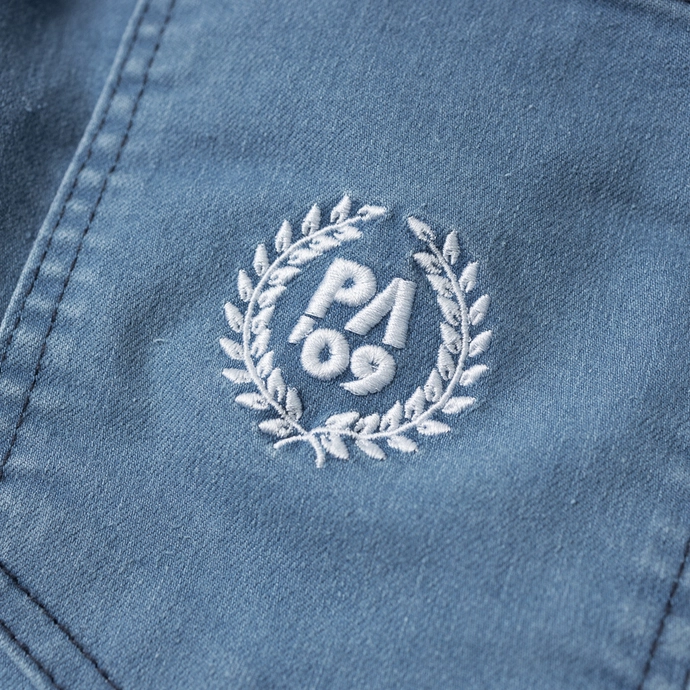 Spodenki męskie jeansowe Patriotic Laur jasno niebieskie