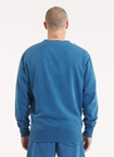 Bluza męska bez kaptura Pitbull Pit Bull Lancaster 2 Washed niebieska