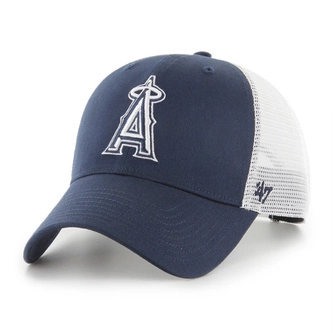 Czapka z daszkiem 47 Brand Trucker Los Angeles Angels Navy Ballpark Mesh biało/granatowa