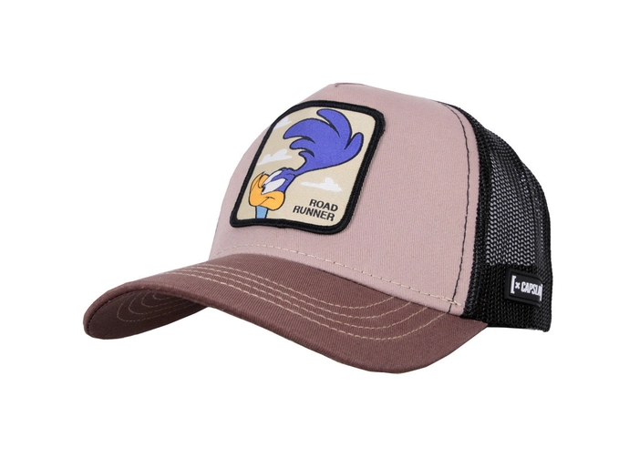 Czapka z daszkiem Capslab Looney Tunes Road Runner brązowa