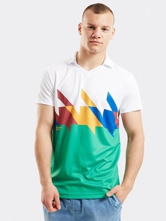 Koszulka Polo Stoprocent Dart white/green