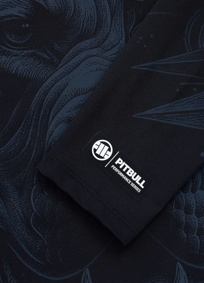 Koszulka męska rashguard Pitbull Longsleeve Pitbull World czarna