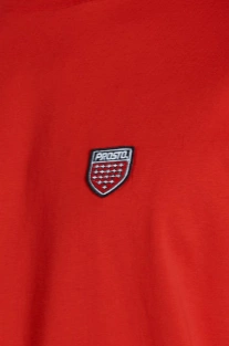 Koszulka męska t-shirt Prosto Small Shield czerwona