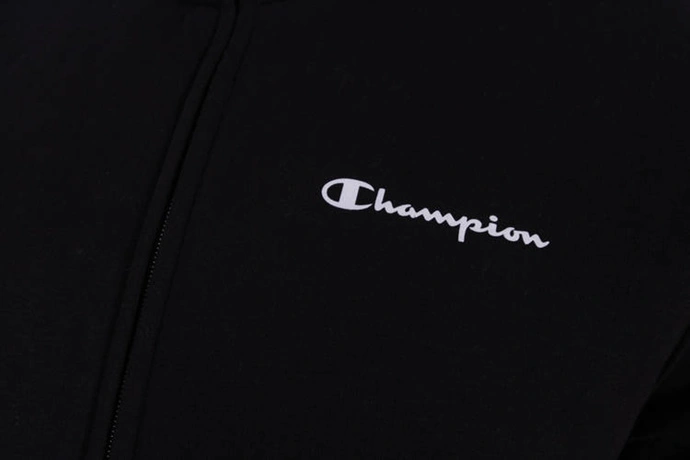 Bluza rozpinana bawełniana Champion Full Zip Classics czarna