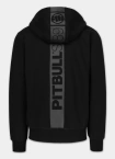 Bluza męska rozpinana z kapturem Pit Bull Hilltop czarno/czarna