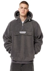 Kurtka przejściowa polarowa Mass Denim Frontside 2.0 szara