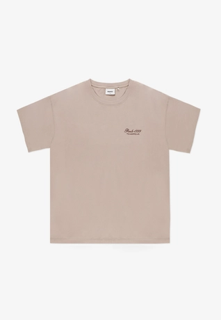 Koszulka męska t-shirt Prosto Team beżowa