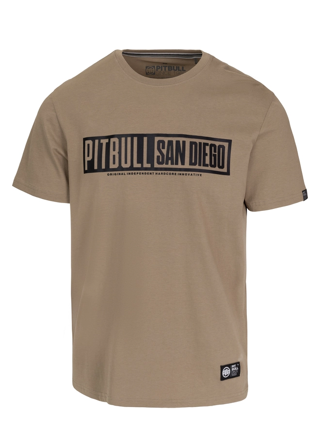 Koszulka męska T-Shirt Pit Bull Pitbull Eighty Nine Dog 25 beżowa