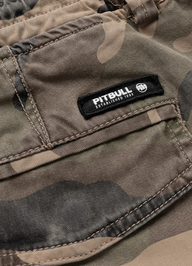 Spodnie męskie jogger bojówki Pitbull Proctor camo