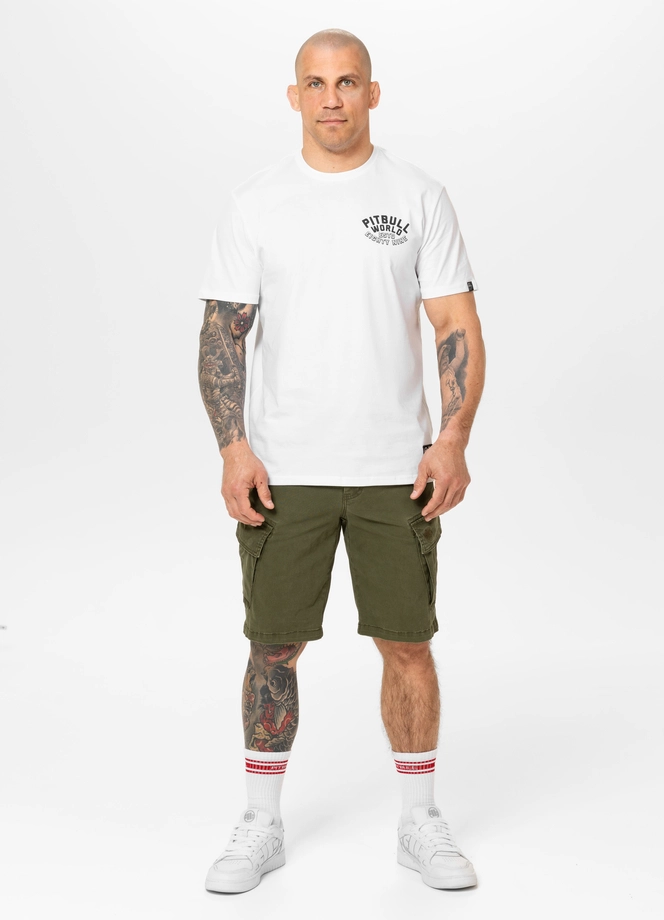Koszulka męska T-Shirt Pit Bull Pitbull Hero biała