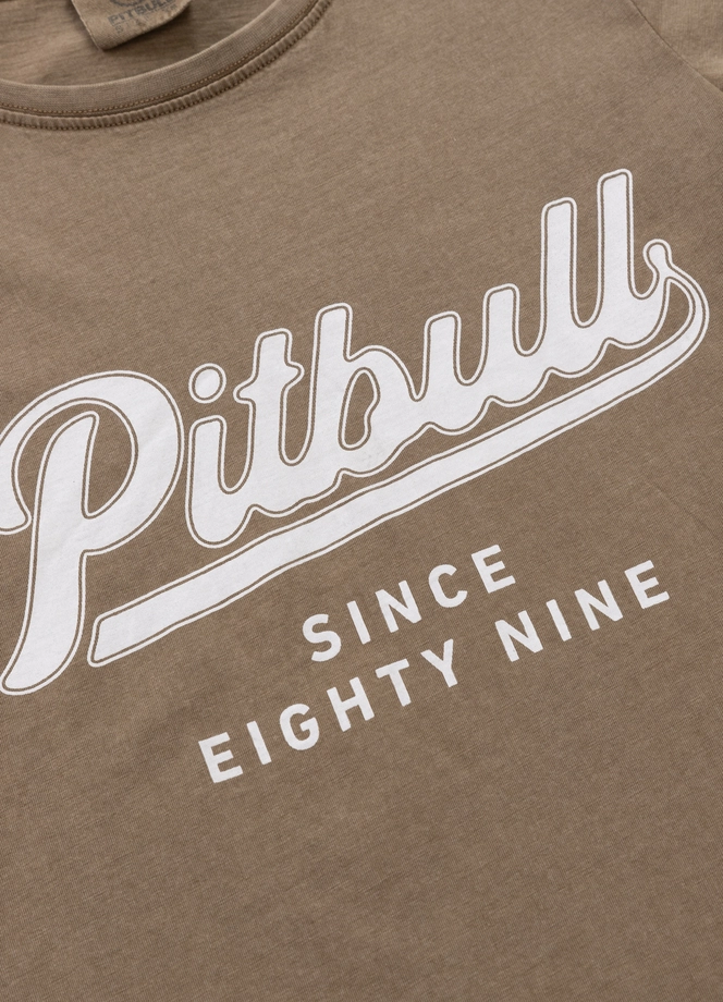 Koszulka damska T-shirt Pit Bull Angel Logo coyote brązowa