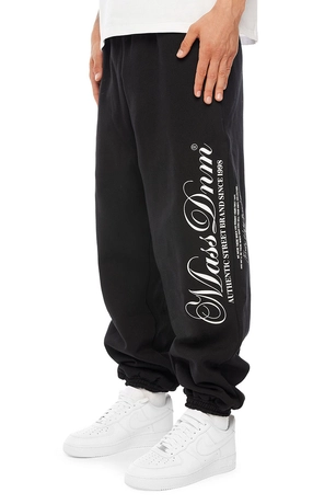 Spodnie dresowe męskie Baggy Mass DNM Authentic czarne