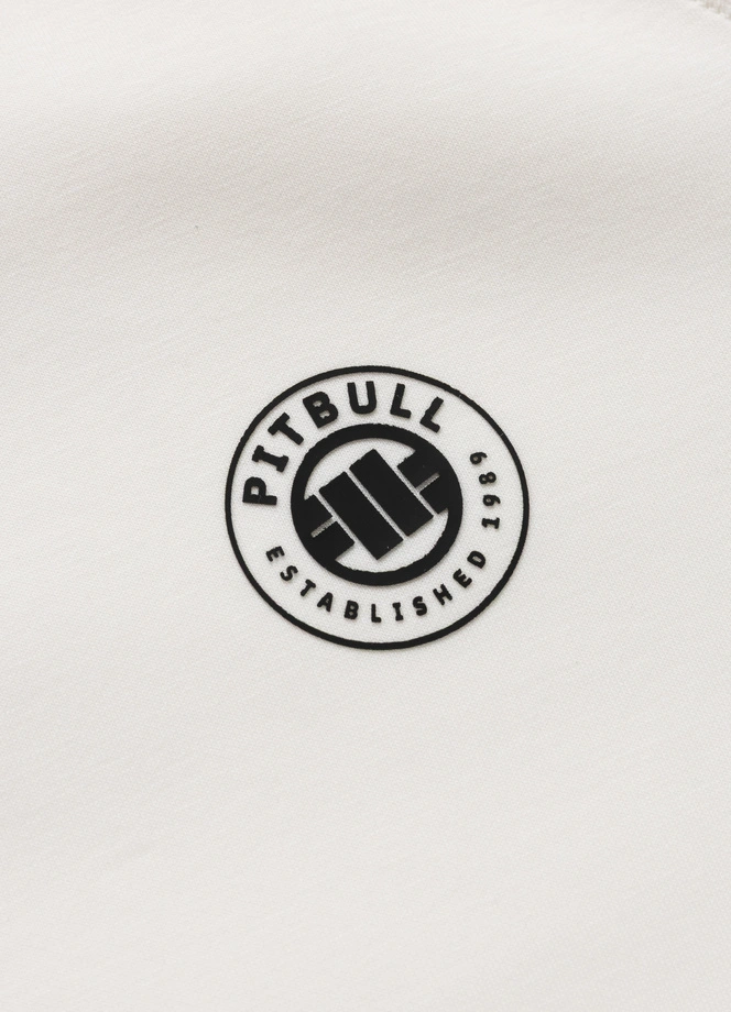 Bluza męska rozpinana z kapturem Pit Bull Dogwood biała