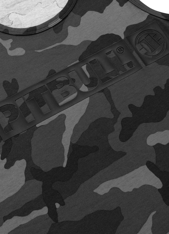Koszulka męska tank top Pit Bull Pitbull Hilltop czarny camo