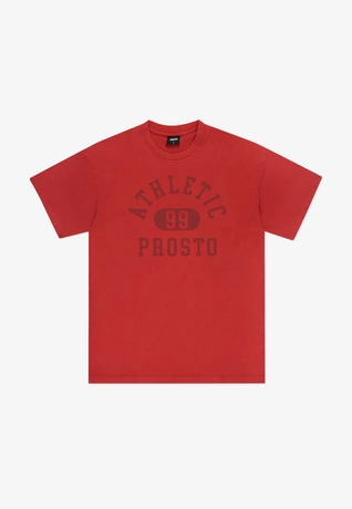 Koszulka męska t-shirt Prosto Athletic czerwona