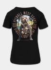 Koszulka t-shirt damska Pit Bull Beach Girl czarna