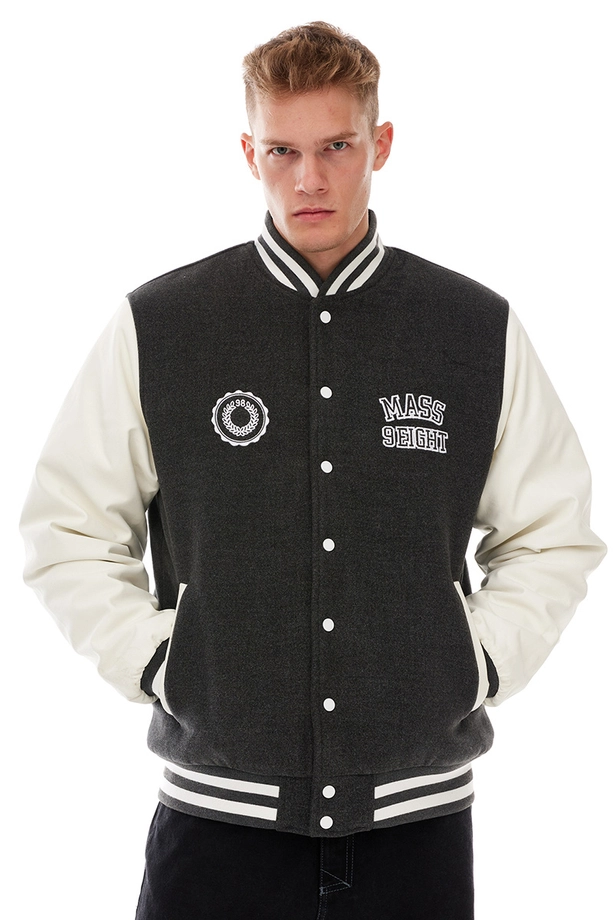 Kurtka zimowa Mass Denim Athletic ciemny szary