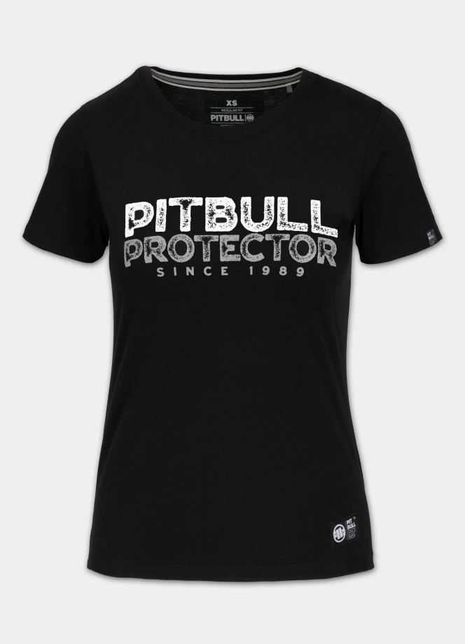 Koszulka t-shirt damska Pit Bull Protector czarna