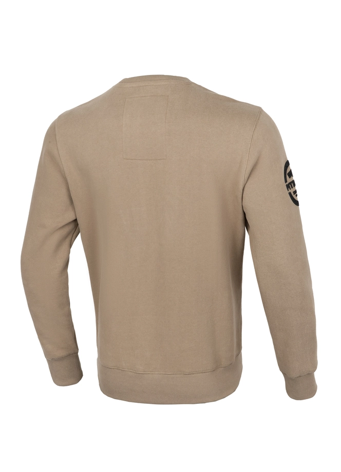 Bluza męska Pitbull Pit Bull Sherwood 24 crewneck beżowa