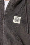 Kurtka przejściowa rozpinana Teddy Mass Denim Patch szara