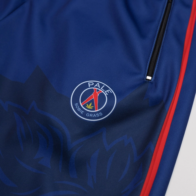 Spodnie męskie dresowe Dudek P56 Palę Sobie Grass Lion Football granatowe