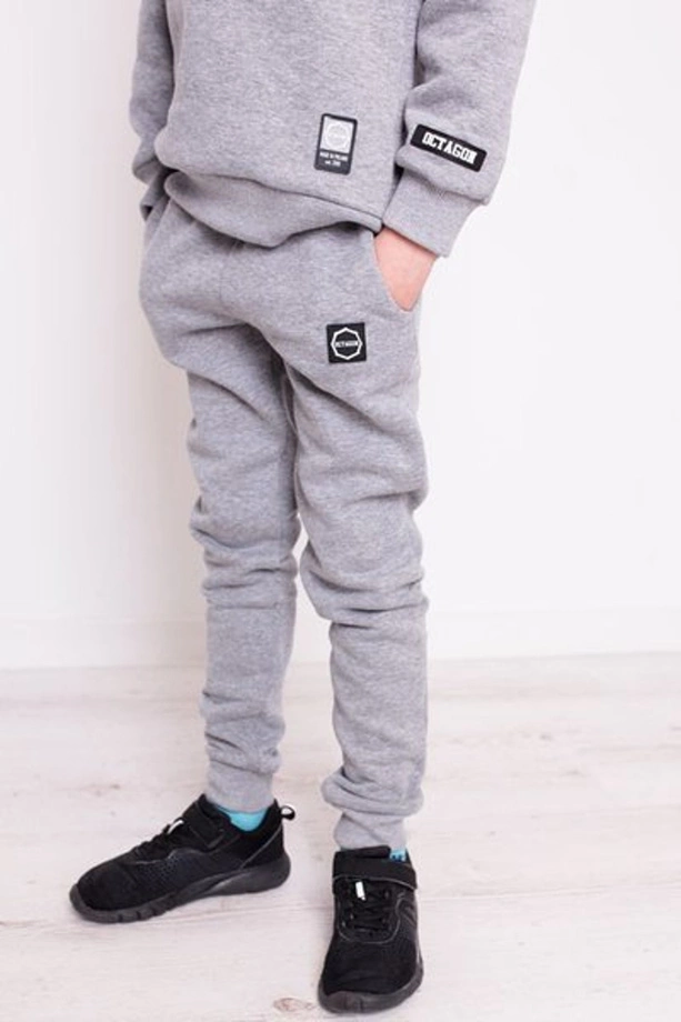 Spodnie dresowe dziecięce Octagon Classic grey