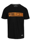 Koszulka męska T-Shirt Pitbull Eighty Nine Dog czarna