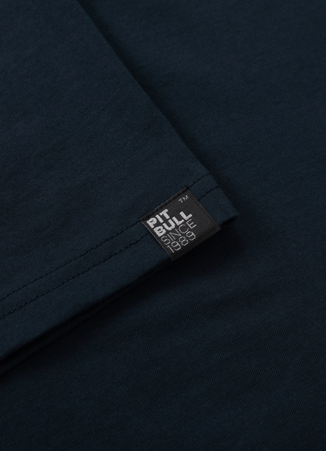 Koszulka męska T-Shirt Pit Bull Pitbull Small Logo 25 ciemno granatowa