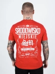 Koszulka męska t-shirt Środowisko Miejskie Theme czerwona