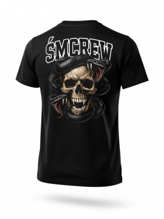 Koszulka męska t-shirt Środowisko Miejskie Skull czarna