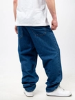 Spodnie męskie Jeans Baggy Jigga Wear Front Laser niebieskie