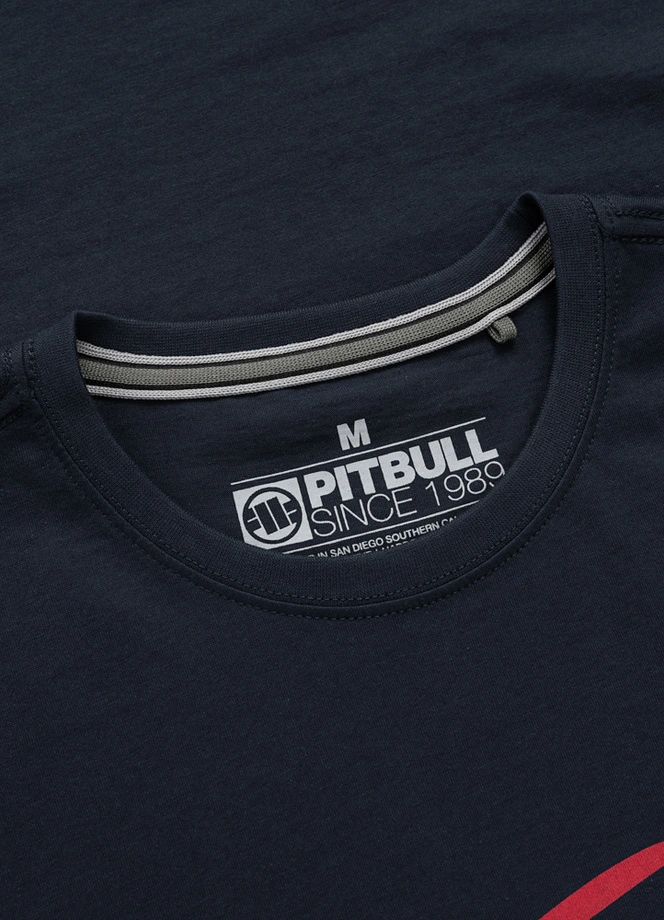 Koszulka męska T-Shirt Pit Bull Pitbull El Jeffe granatowa