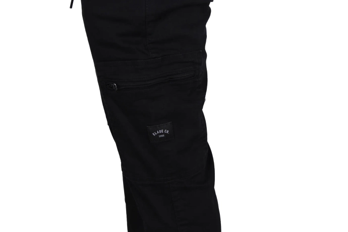 Spodnie jogger Elade Classic Cargo Jeans czarne